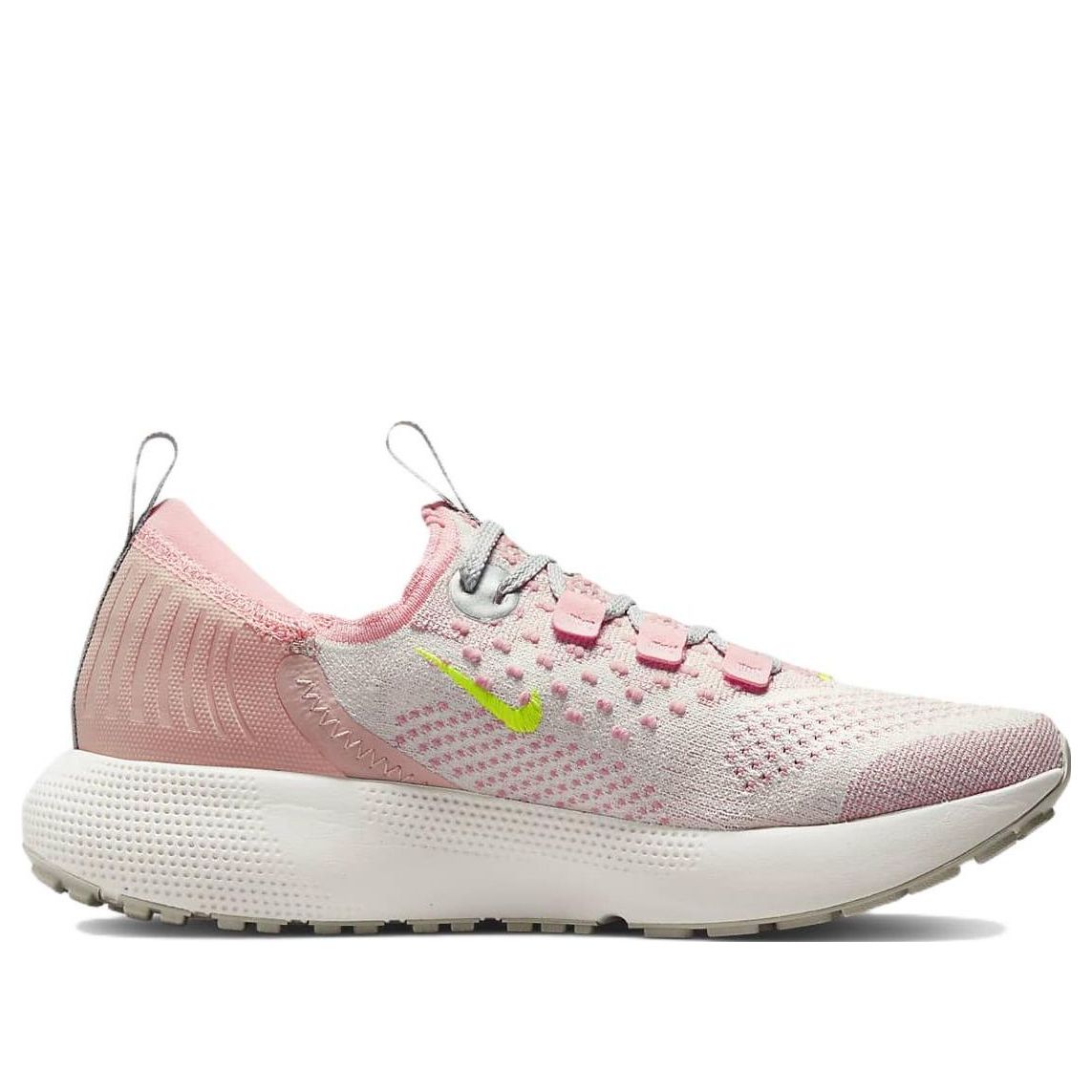 (WMNS) Nike React Escape Run Flyknit 'Pink Oxford Volt' DC4269-101