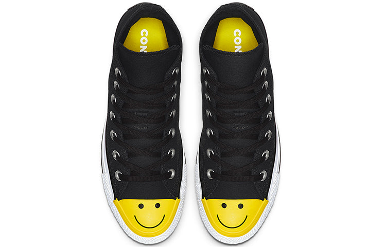 Converse Chuck Taylor All Star High 'Smiley Face - Black' 164423C