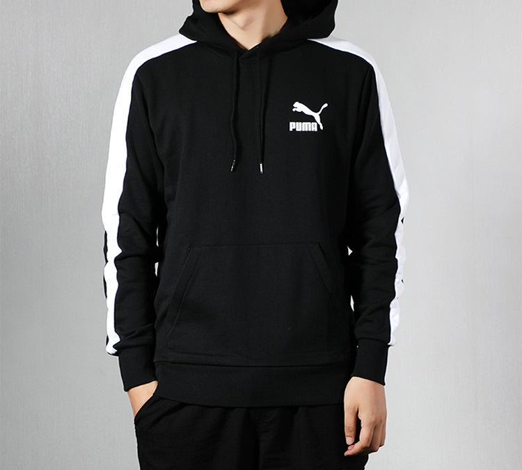 PUMA T7 KnittingSports Hooded Fleece Black 595918-01