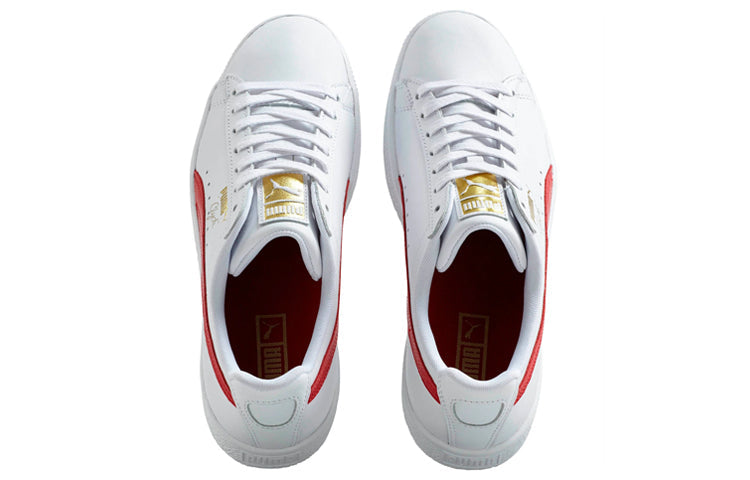 PUMA Clyde Core Leather Foil 'White Cherry' 364669-03