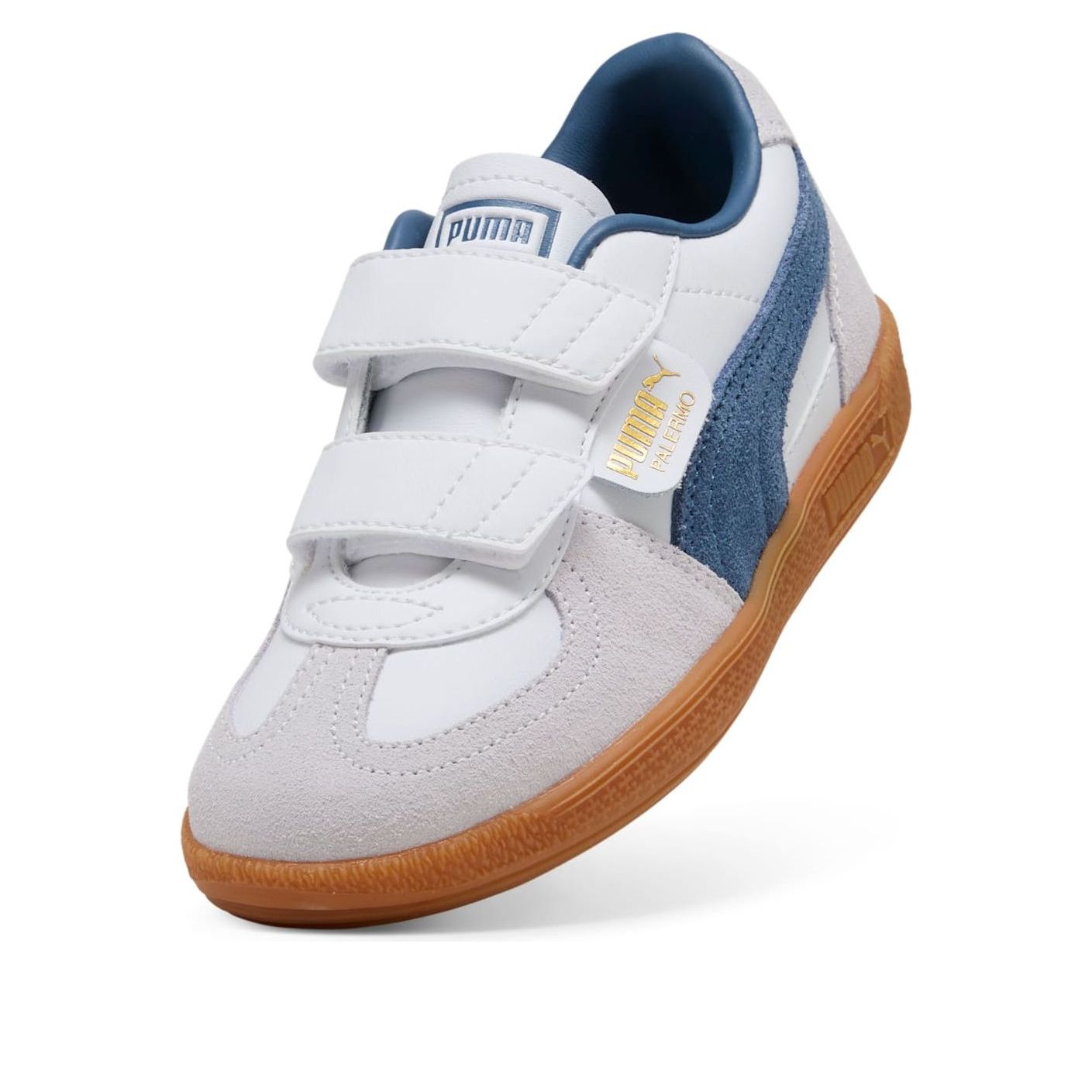 (PS) PUMA Palermo Elevata Leather 'White Dark Indigo' 402003-11