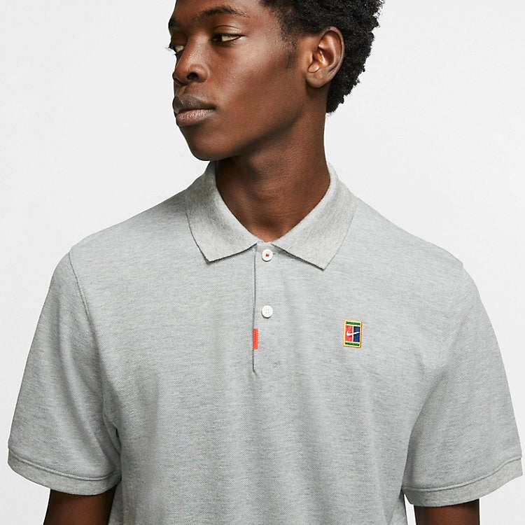 Nike Heritage Polo Shirt 'Grey Heather' CJ9524-063
