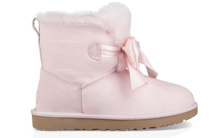 (WMNS) UGG F18 Mini Bow Fleece Lined Pink 1098360-SLPN