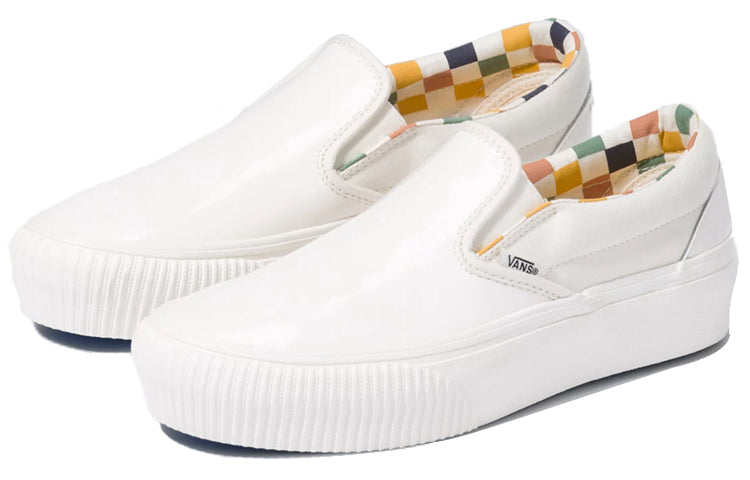 Karina Rozunko x Vans Slip-On Platform SF White VN0A4MVC25K