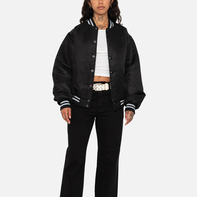 Stussy Sequins Satin Jacket 'Black' 115718