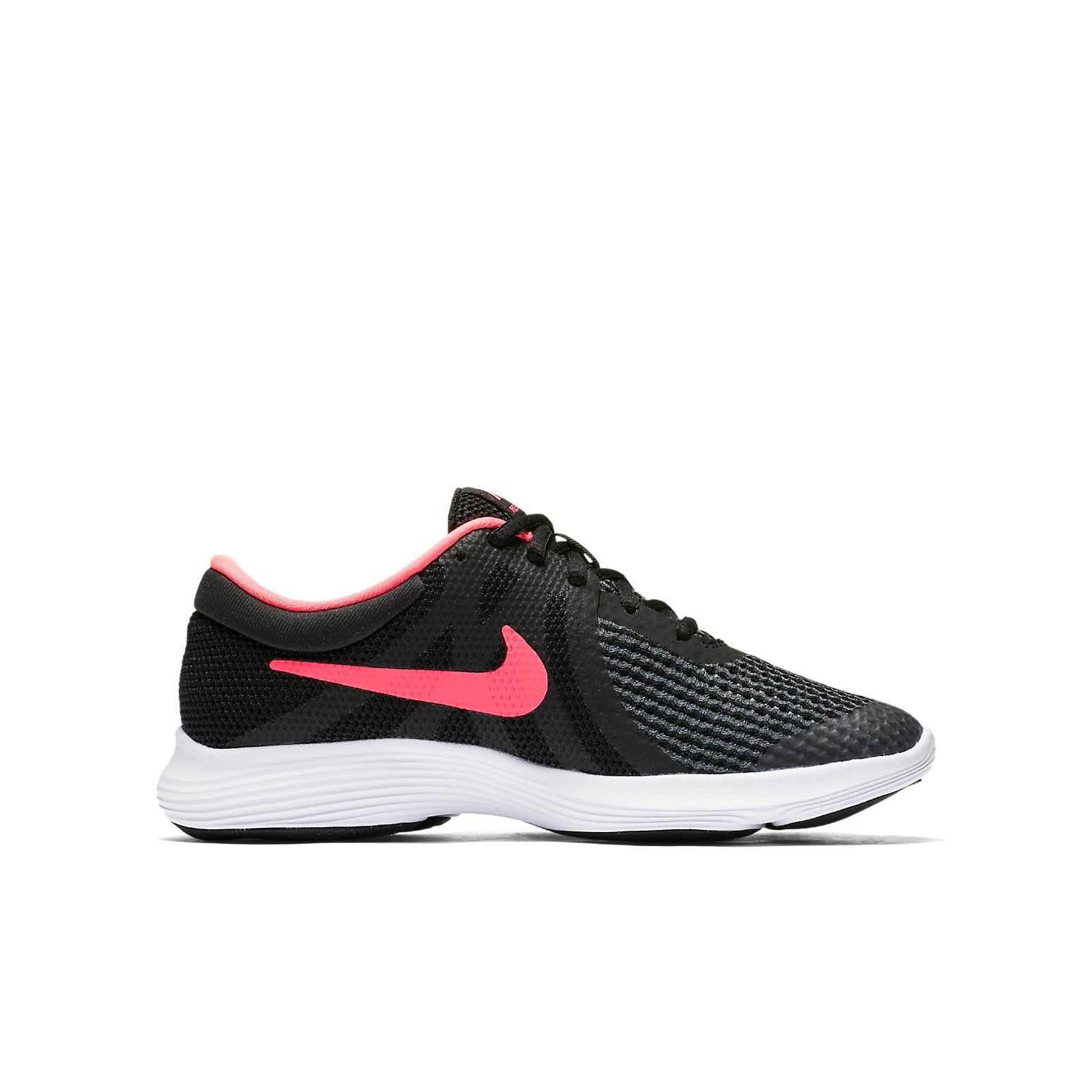 (GS) Nike Revolution 4 'Black Racer Pink' 943306-004