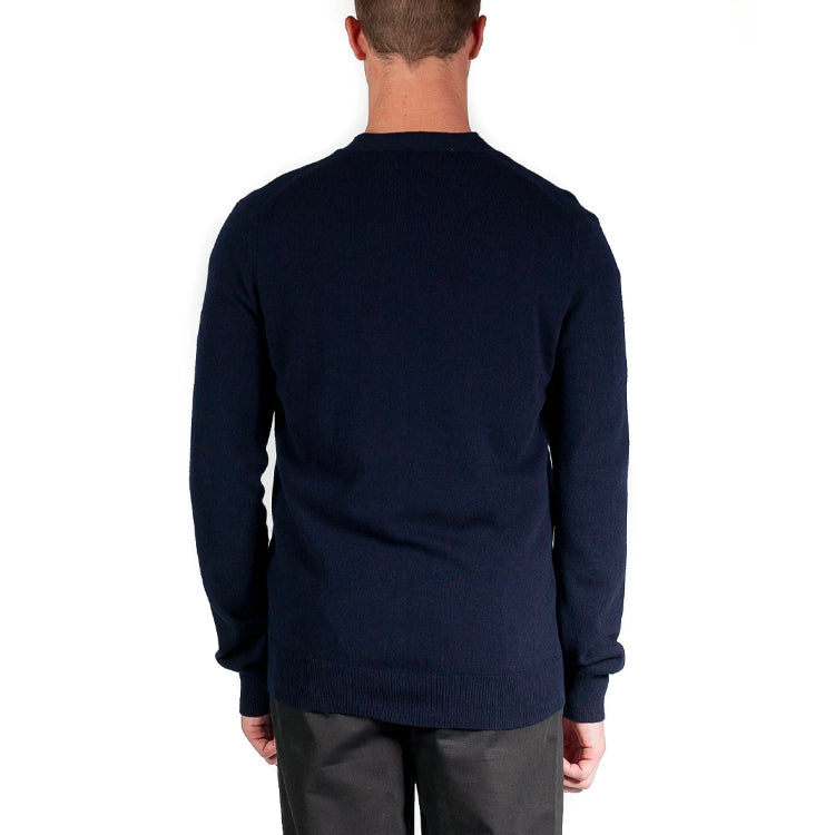 COMME des GARCONS PLAY Cardigan Red Emblem 'Navy' AZ-N008-051-2