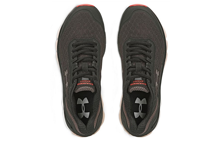 (WMNS) Under Armour Charged Sprint Running Shoes Black/Red 3023420-001