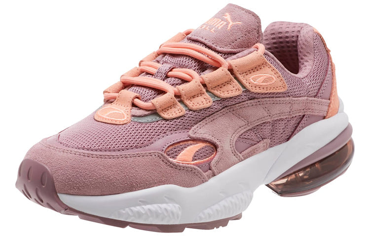 (WMNS) PUMA Unisex Faux Fur Street Style Plain Logo Low-Top Sneakers Pink 370741-07