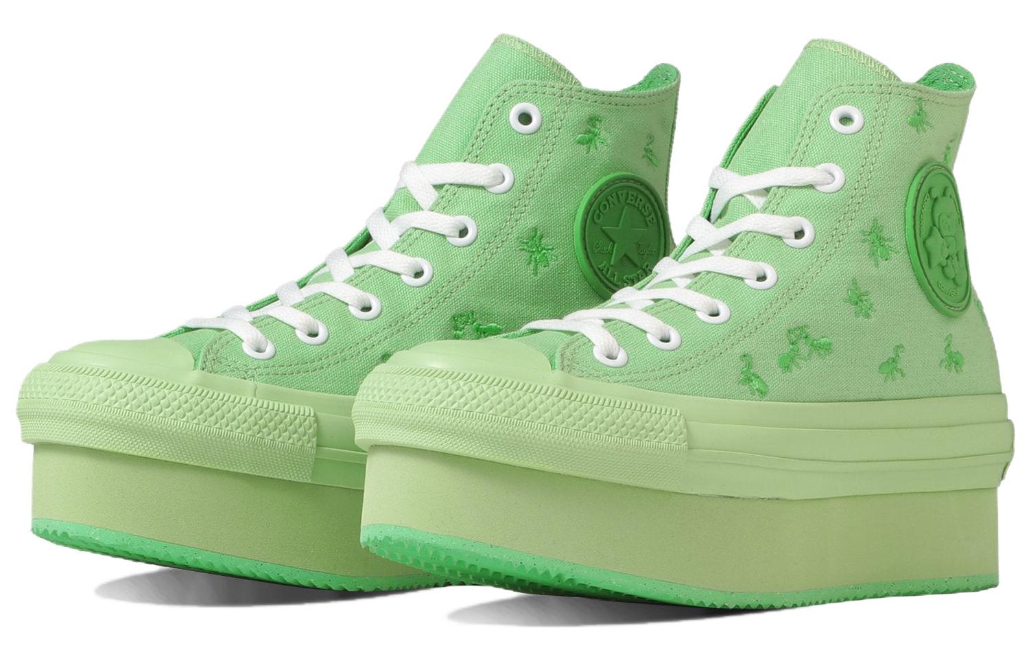 (WMNS) Converse Chuck Taylor All Star x Ancco Chunkyline Hi 'Green' 31308091