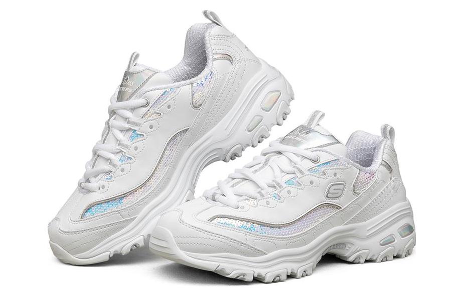 (WMNS) Skechers D'LITES 1.0 'White Blue' 66666311-WMLT