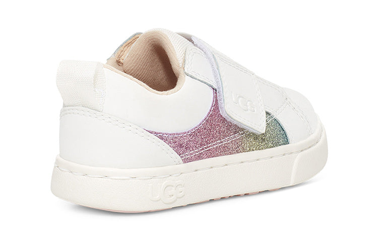 (TD) UGG Rennon Low Shoe 'White Rainbow Glitter' 1124874T-WRGT