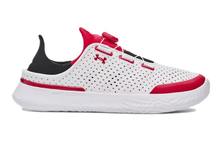 (GS) Under Armour UA SlipSpeed Training Shoes 'White Red' 3028566104