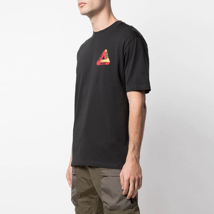 Men's PALACE Chi-ferg Tee Shanghai limited Chi-Ferg Pattern Printing Short Sleeve Black P17TS161