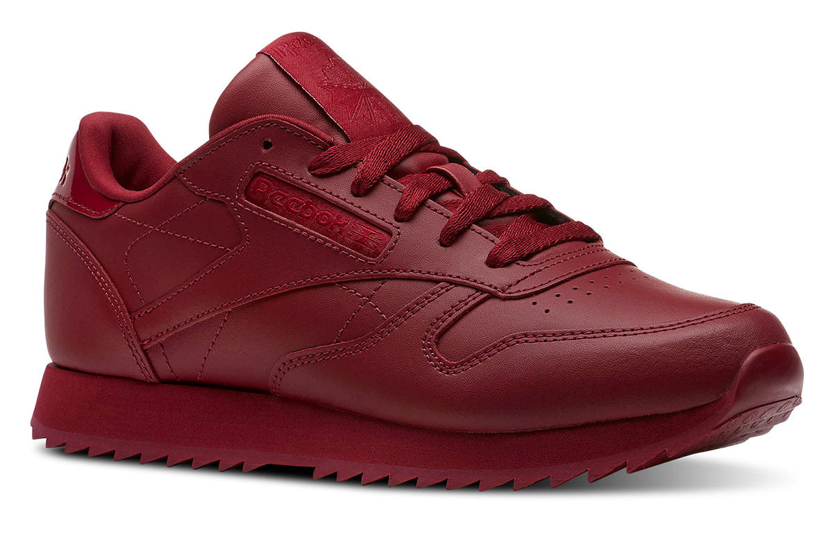 (WMNS) Reebok Classic Leather Ripple 'Cranberry Red' CN5121