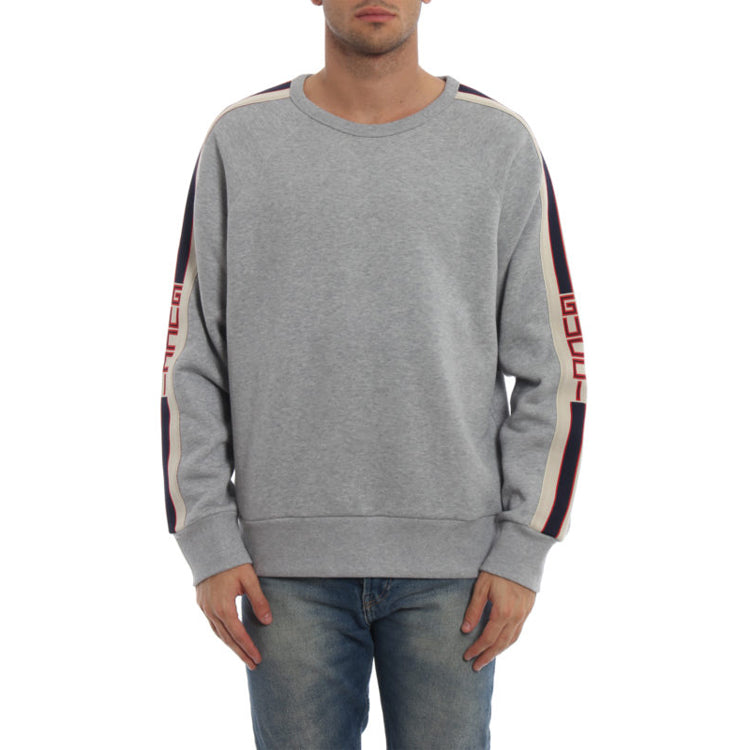 Gucci Side Sleeve Logo Turtleneck Sweatshirt 'Grey' 522846-X9I97-1295