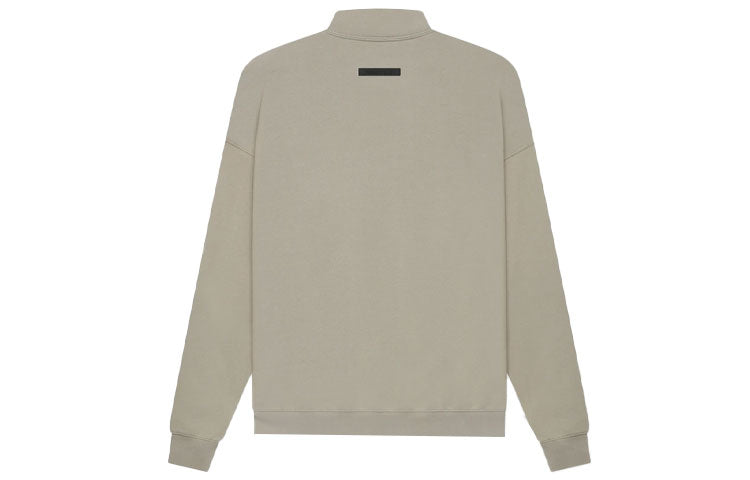 Fear of God Essentials SS21 Pull-Over Mockneck Moss FOG-SS21-582