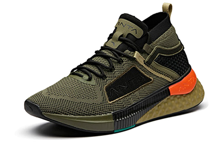 ANTA Running Series Sneakers 'Olive Green' 11915553-6