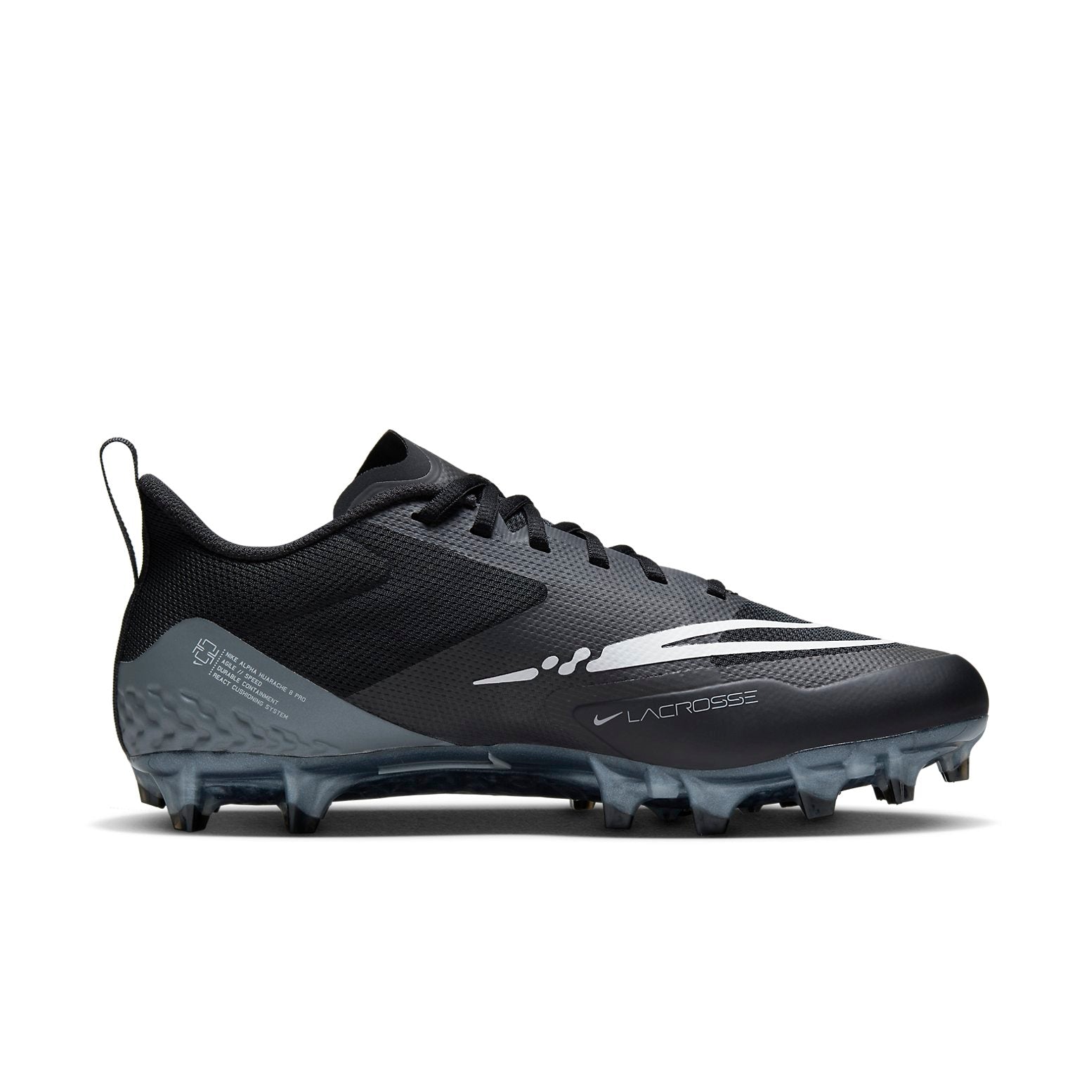 Nike Alpha Huarache 8 Pro 'Black Light Smoke Grey' CW4439-011