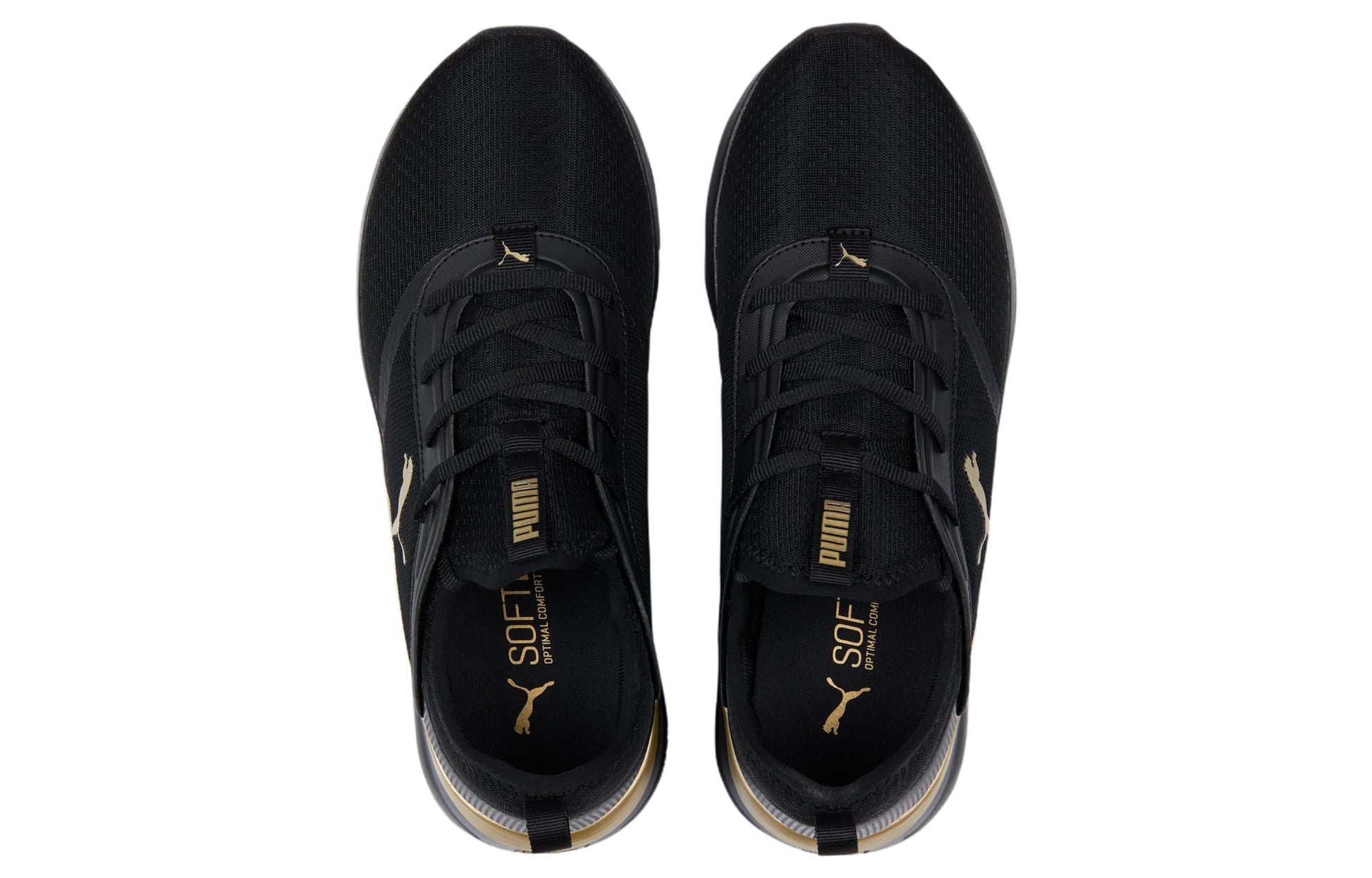 (WMNS) PUMA Softride Ruby 'Black Team Gold' 377050-06