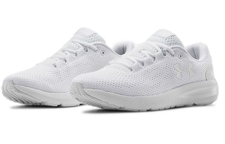 (WMNS) Under Armour Charged Pursuit 2 White 3022604-100