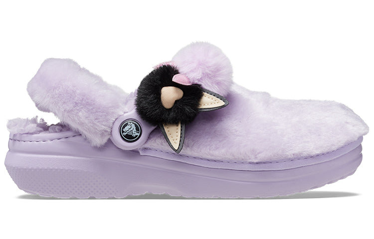 (WMNS) Crocs Classic Fur Sure Singles Day Clog Sandal 'Lila' 208439-530