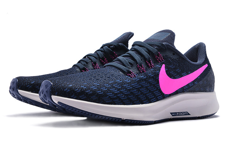 (WMNS) Nike Air Zoom Pegasus 35 'Obsidian Pink Blast Deep Royal Blue' 942855-401