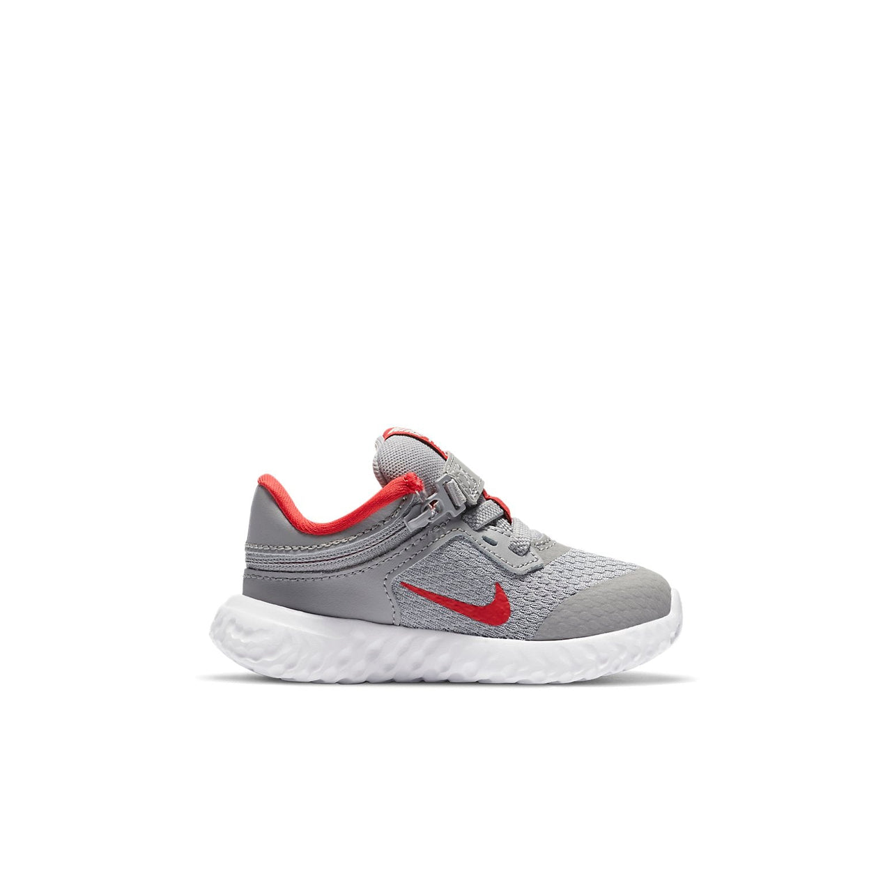 (TD) Nike Revolution 5 FlyEase 'Light Grey Red' CQ4651-013