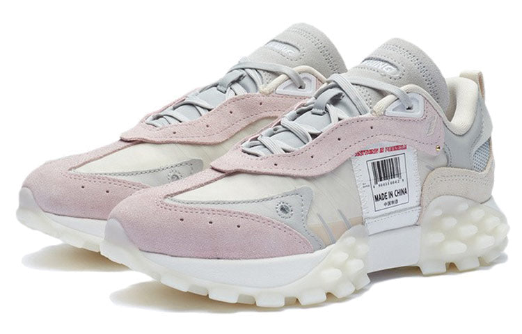 (WMNS) Li-Ning Overload 'Grey Pink' ARYR026-8
