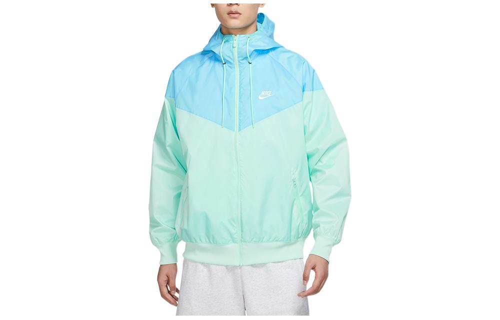 Nike Windrunner Full-Zip Drawstring Hoodie 'Blue' DA0002-379