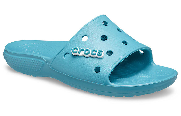Crocs Classic Flat Sandals Unisex Denim Blue 206121-4ST