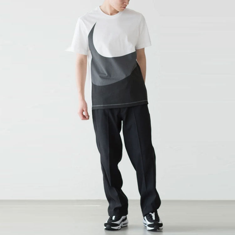 Nike MENS Sportswear Swoosh Logo Print Crew-neck Short Sleeve Rainbow Colorblock AR5192-102