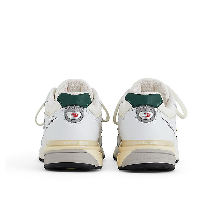 New Balance 990v4 Made in USA Teddy Santis 'White Green' U990TC4