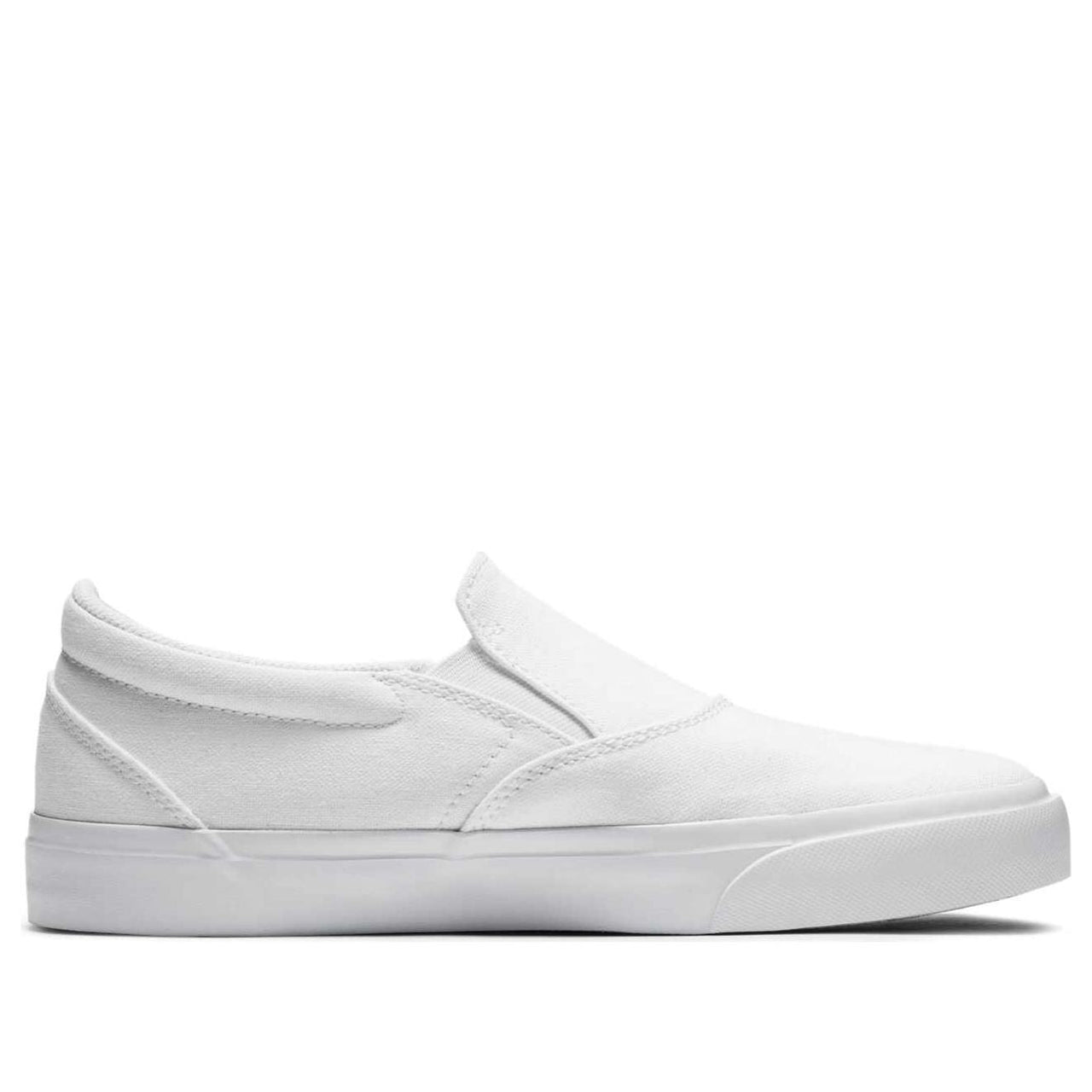 (WMNS) Nike Charge Canvas Slip-On SB 'Triple White' DA2607-100