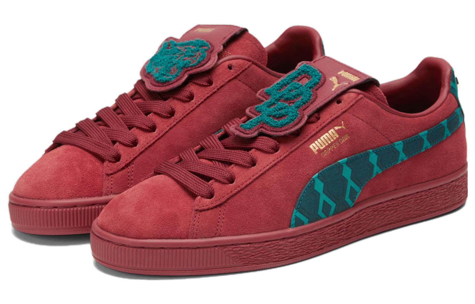 PUMA Dapper Dan x Suede 'Jacquard Print - Intense Red' 390988-01