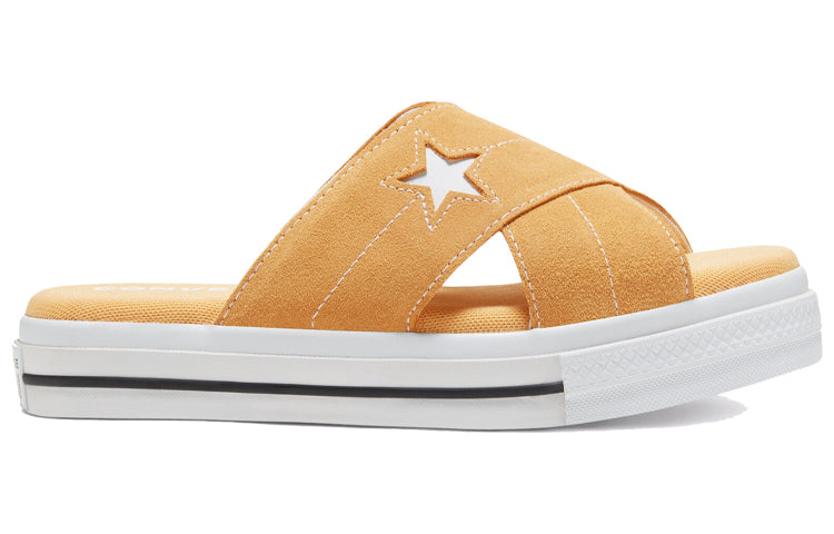 (WMNS) Converse One Star Slip Sandal Yellow 567722C