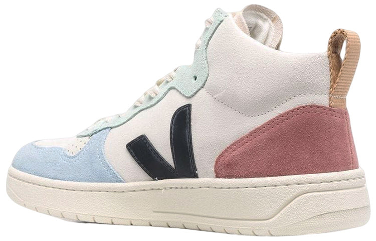Veja V-15 High-Top 'Beige Light Blue Black' VQ0302821A