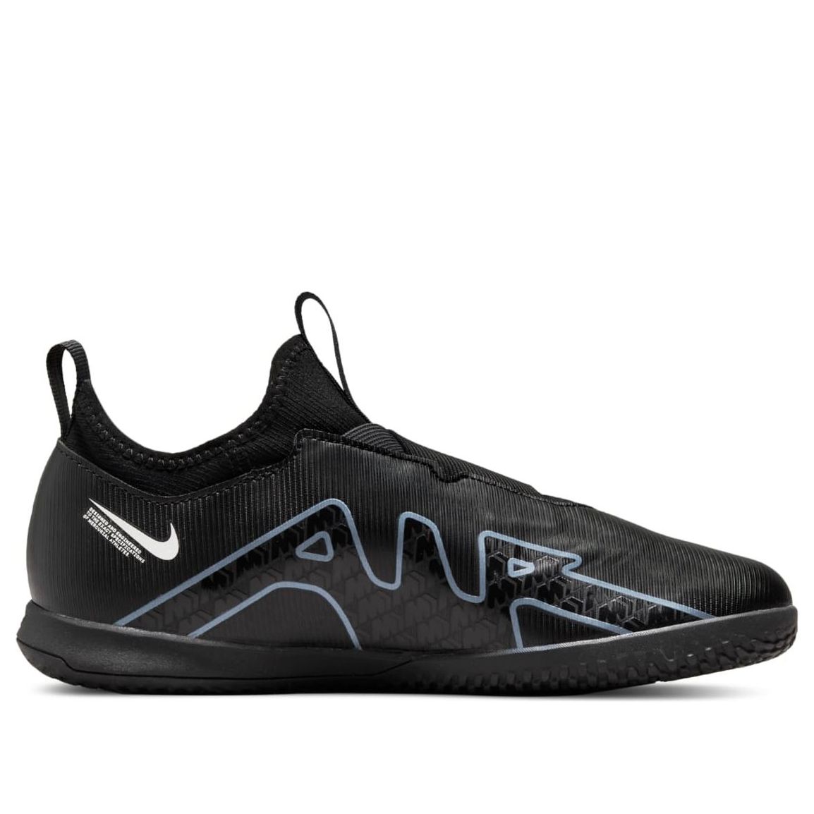 (GS) Nike Zoom Mercurial Vapor 15 Academy IC 'Black Dark Smoke Grey' DJ5619-001