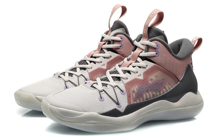 Li-Ning Mid-Top Sports Shoes White/Pink ABAQ059-7