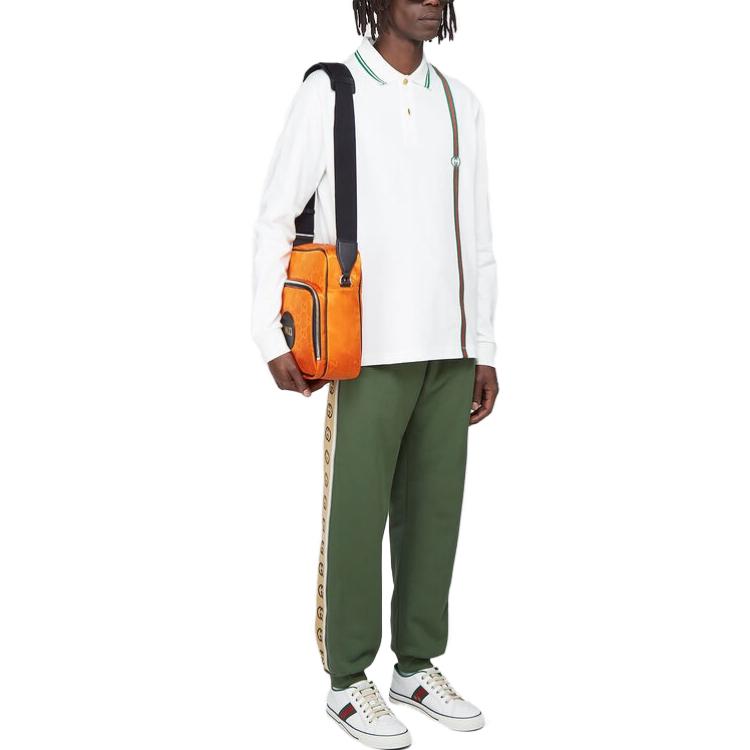 Gucci GG Trim Track Pant 'Green' 630713-XJBUW-3806