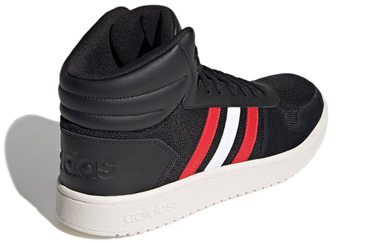 adidas Hoops 2.0 Mid 'Black Red White' FY5198