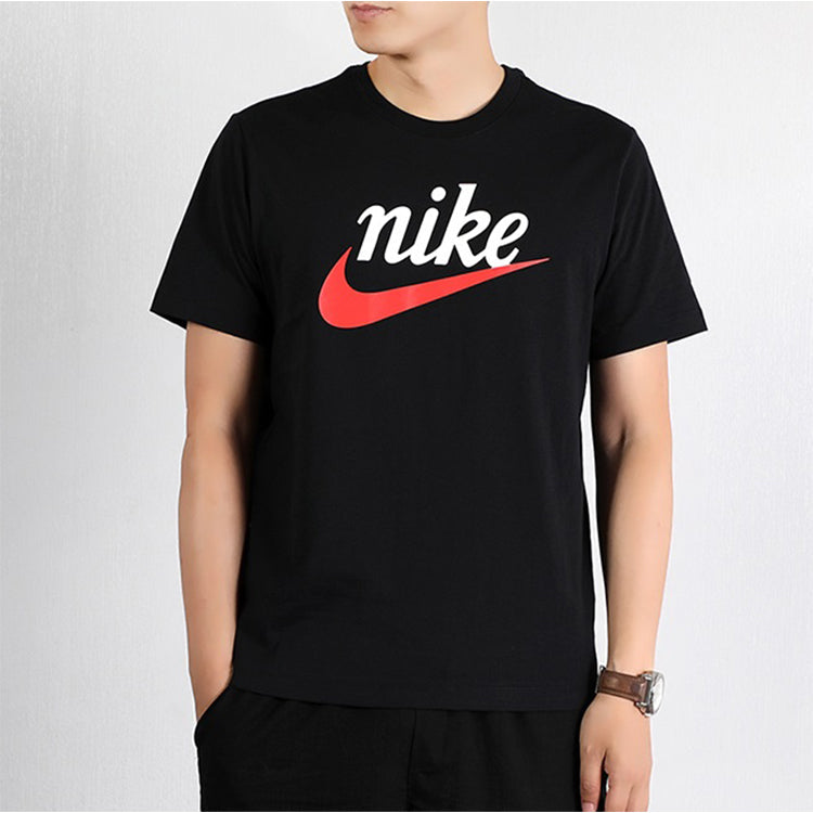 Men's Nike Sportswear Large Short Sleeve Black T-Shirt BV7679-010