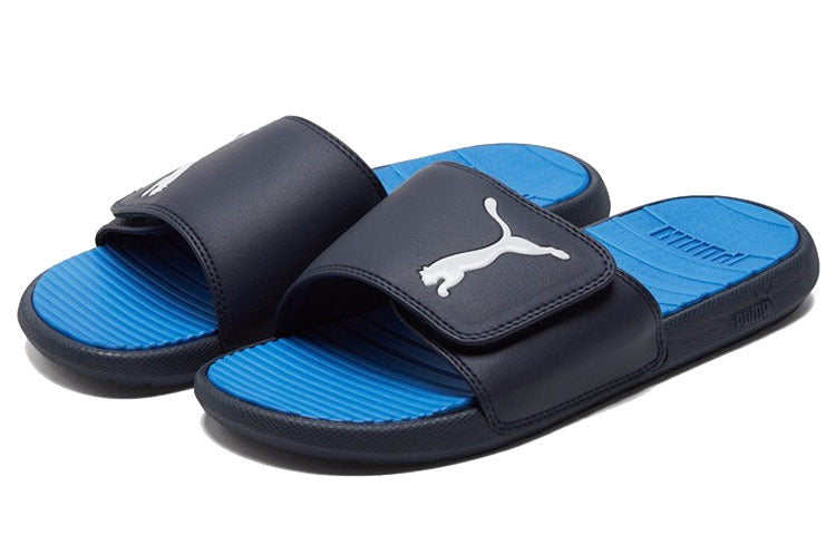 PUMA Cool Cat Sport Slipper Black/Blue/White 371051-04