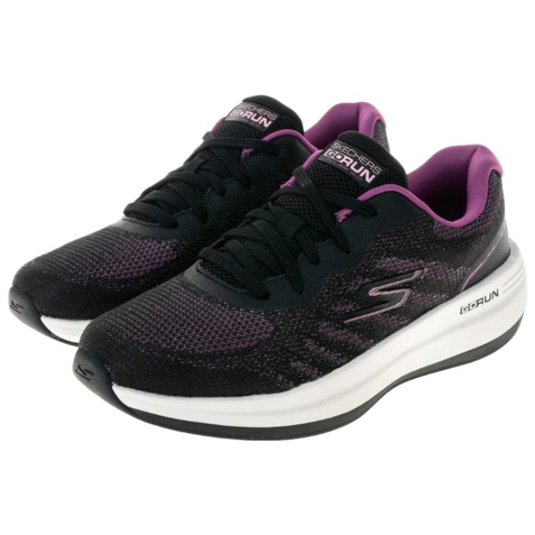 (WMNS) Skechers Go Run Pulse 2.0 'Black Purple' 129106-BKPR