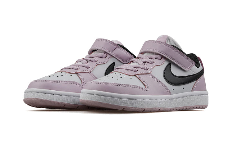 (PS) Nike Court Borough Low 2 'Pink Black' BQ5451-005