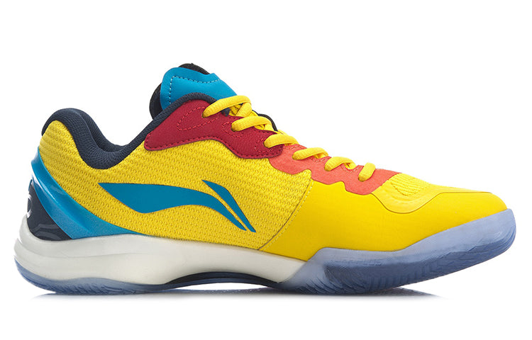 Li-Ning Monkey King Badminton Shoes 'Yellow Red Blue' AYAP013-4