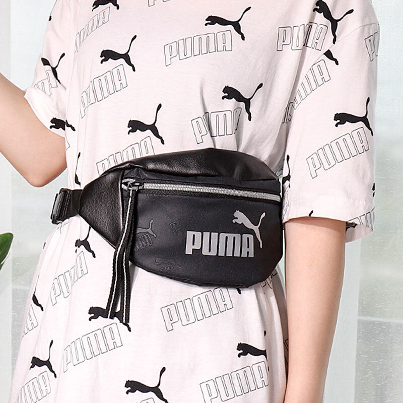 PUMA Core Up Waist Bag 'Black Grey' 077478-01