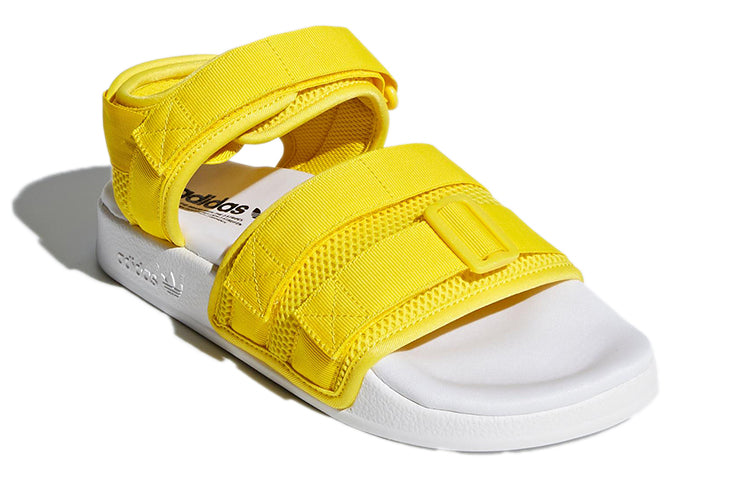 (WMNS) adidas originals Adilette 2.0 'Yellow White' CQ2673