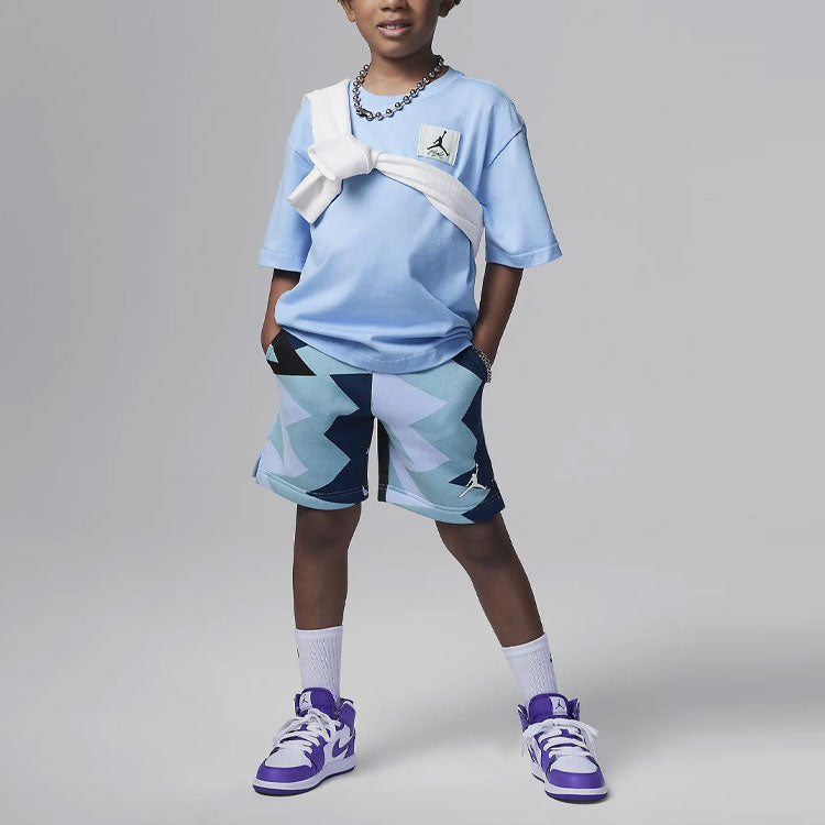 (PS) Air Jordan MJ Flight MVP Printed Shorts 'Blue' 85C504-U8G