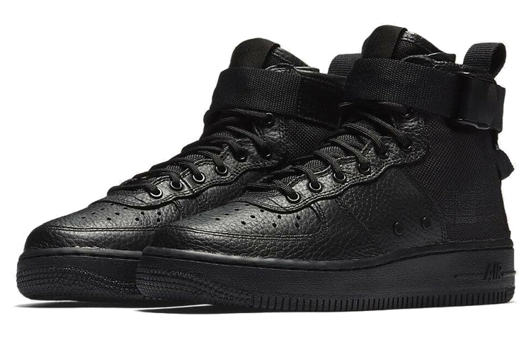 (GS) Nike SF Air Force 1 Mid 'Triple Black' AJ0424-003